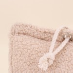 Bloque porte tissu bouclette beige | Hashtag Déco