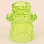 Set 5 bougeoirs en verre vert sérénité | Hashtag Déco