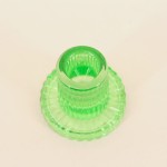 Set 5 bougeoirs en verre vert sérénité | Hashtag Déco