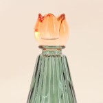 Set de 4 bougeoirs fleurs en verre coloré | Hashtag Déco