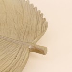 Vide poche feuille doré 20cm en polyrésine | Hashtag Déco