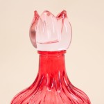 Set de 4 bougeoirs fleurs en verre coloré | Hashtag Déco