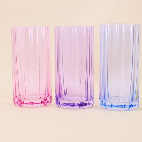 Set de 6 verres colorés en verre | Hashtag Déco