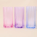 Set de 6 verres colorés en verre | Hashtag Déco