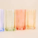 Set de 6 verres colorés en verre | Hashtag Déco