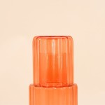 Carafe en verre coloré avec verre assorti | Hashtag Déco