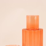 Carafe en verre coloré avec verre assorti | Hashtag Déco