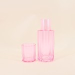 Carafe en verre coloré avec verre assorti | Hashtag Déco