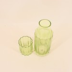 Carafe en verre coloré avec verre assorti | Hashtag Déco