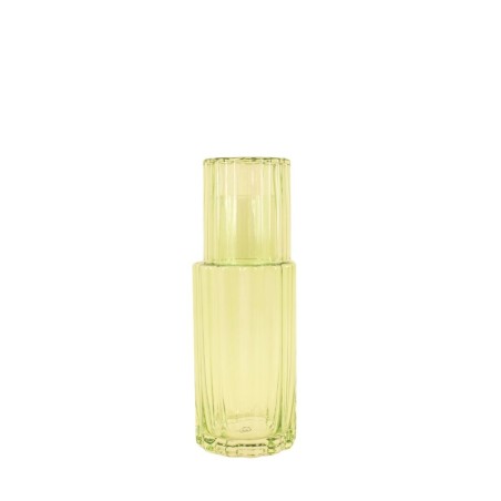 Carafe en verre coloré avec verre assorti | Hashtag Déco