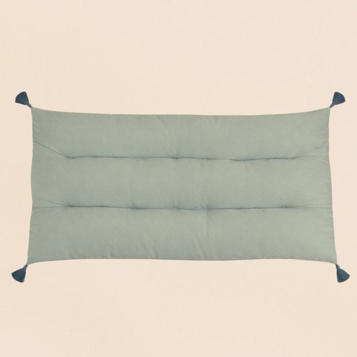 Coussin matelas déperlant beige 120x60cm | Hashtag Déco