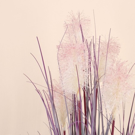 Plante artificielle graminées violettes 91cm | Hashtag Déco