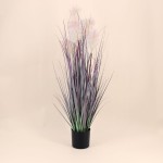 Plante artificielle graminées violettes 91cm | Hashtag Déco