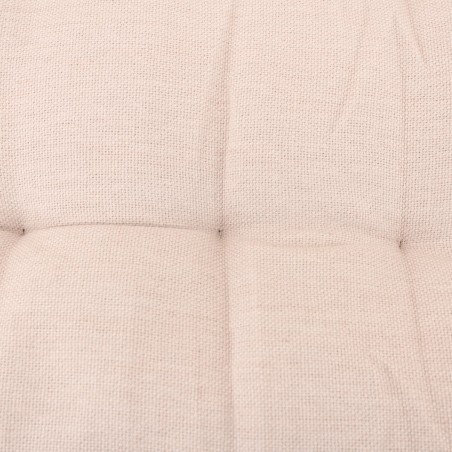 Matelas effet lin gris 60x120 déperlant & anti-UV | Hashtag Déco