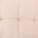 Matelas effet lin gris 60x120 déperlant & anti-UV | Hashtag Déco