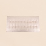 Matelas effet lin gris 60x120 déperlant & anti-UV | Hashtag Déco