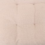 Matelas effet lin gris 60x120 déperlant & anti-UV | Hashtag Déco