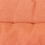 Matelas effet lin déperlant terracotta 60x120 | Hashtag Déco