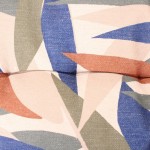 Coussin extérieur feuillage vert 60x120cm en tissu | Hashtag Déco