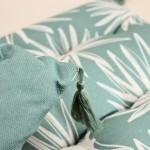 Coussin matelas déperlant beige anti UV | Hashtag Déco