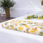 Matelas de sol déperlant fleurs coloré 110x70cm | Hashtag Déco