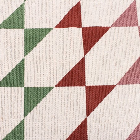 Tapis ethnique géométrique 80x150 cm en coton | Hashtag Déco