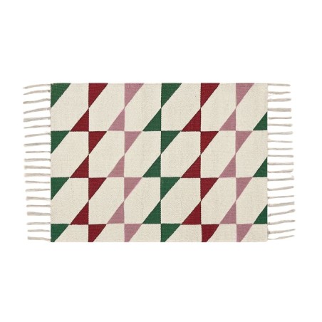 Tapis ethnique géométrique 80x150 cm en coton | Hashtag Déco