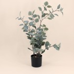 Eucalyptus artificiel vert 76cm en plastique | Hashtag Déco