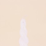 Bougie cône torsadé paraffine 30cm élégante | Hashtag Déco