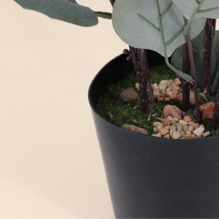 Eucalyptus artificiel vert 76cm en plastique | Hashtag Déco
