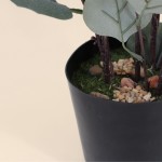 Eucalyptus artificiel vert 76cm en plastique | Hashtag Déco