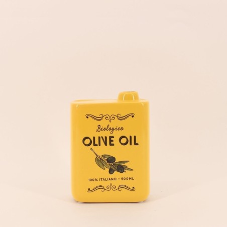 Vase en faïence jaune 17cm, style méditerranéen | Hashtag Déco