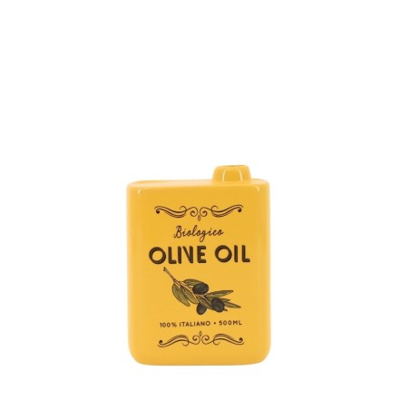 Vase en faïence jaune 17cm, style méditerranéen | Hashtag Déco