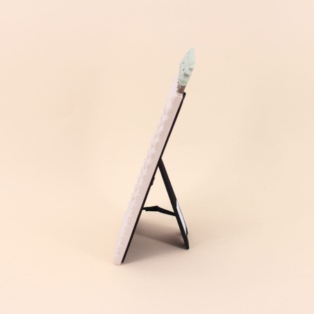 Cadre photo palmiers résine beige 13x18cm | Hashtag Déco