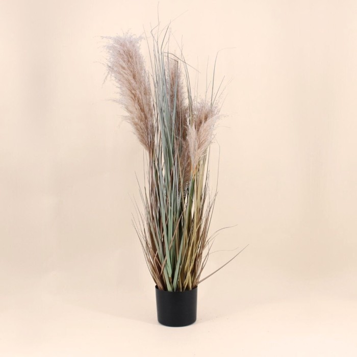 Pampas artificielles beige 120cm pour intérieur | Hashtag Déco