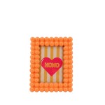 Cadre photo orange en résine 13x18cm | Hashtag Déco