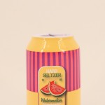 Vase canette céramique jaune rose 11cm | Hashtag Déco