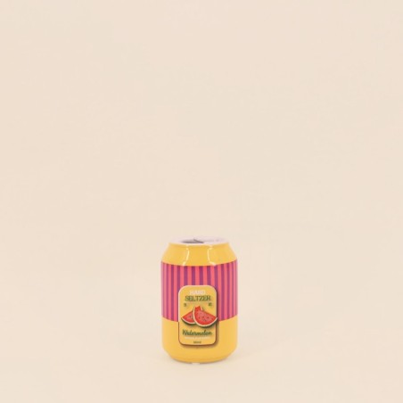 Vase canette céramique jaune rose 11cm | Hashtag Déco