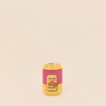 Vase canette céramique jaune rose 11cm | Hashtag Déco