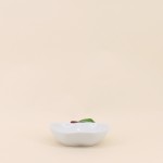 Vide poche pomme vert en céramique 18x17cm | Hashtag Déco