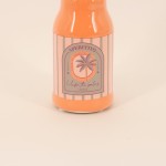 Vase bouteille céramique orange 24cm unique | Hashtag Déco