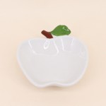 Vide poche pomme vert en céramique 18x17cm | Hashtag Déco