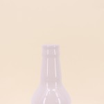 Vase bouteille céramique blanc rose 21cm | Hashtag Déco