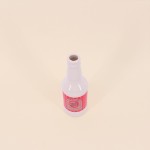 Vase bouteille céramique blanc rose 21cm | Hashtag Déco