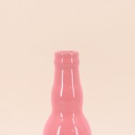 Vase bouteille rose en céramique 22cm | Hashtag Déco