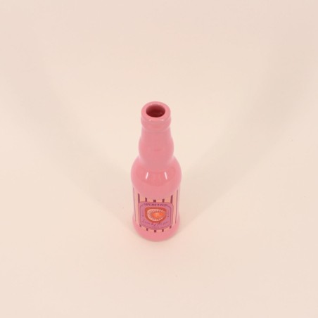 Vase bouteille rose en céramique 22cm | Hashtag Déco