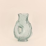 Vase poisson en verre 24cm transparent | Hashtag Déco
