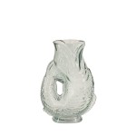 Vase poisson en verre 24cm transparent | Hashtag Déco