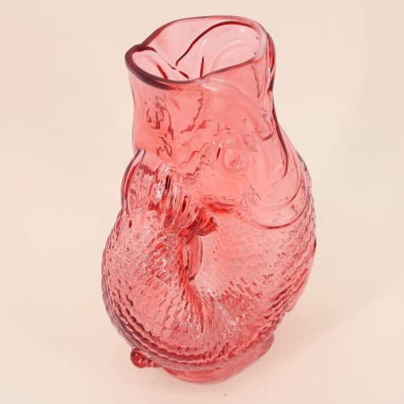 Vase poisson en verre 24cm transparent | Hashtag Déco