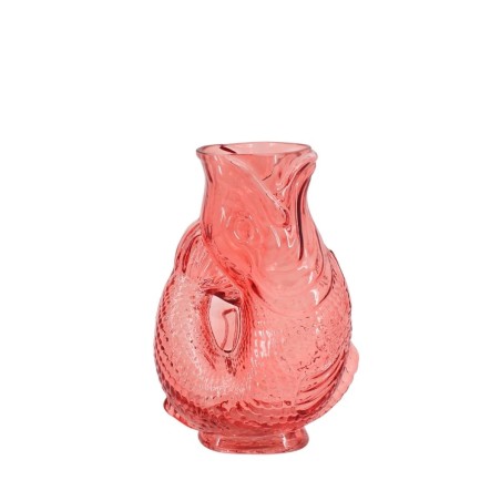 Vase poisson en verre 24cm transparent | Hashtag Déco